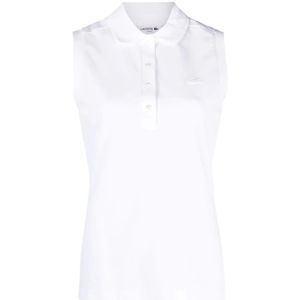 Lacoste, Dames, Tops, Wit, Maat: L