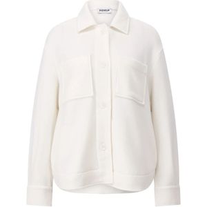 Dondup, Dames, Blouses & Shirts, Wit, Maat: L Viscose,