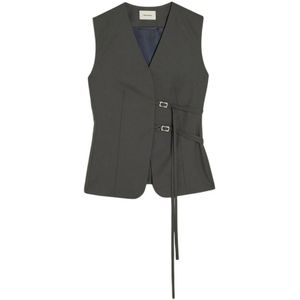 Holzweiler, Dames, Jassen, Grijs, Maat: M Wol,