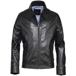 Bugatti - Luciano - Leren Jas - Zwart - Heren