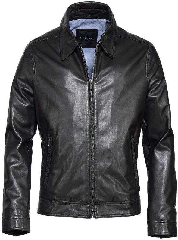 Bugatti - Luciano - Leren Jas - Zwart - Heren