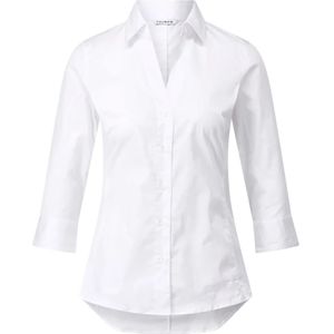 Caliban, Dames, Blouses & Shirts, Wit, Maat: S Katoen,