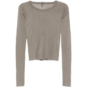 Rick Owens, Dames, Tops, Grijs, Maat: 2XS