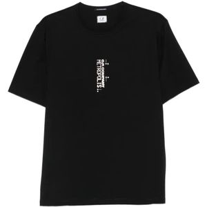 C.p. Company, Heren, Tops, Zwart, Maat: S Katoen,