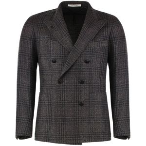 Tagliatore, Heren, Jassen, Bruin, Maat: M Wol,