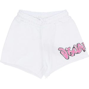 Disclaimer, Dames, Korte broeken, Wit, Maat: S Katoen,