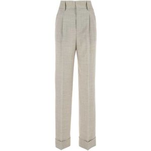 Philosophy di Lorenzo Serafini, Dames, Broeken, Grijs, Maat: 2XS Linnen,