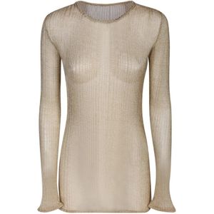Sapio, Dames, Truien, Beige, Maat: M Jersey,