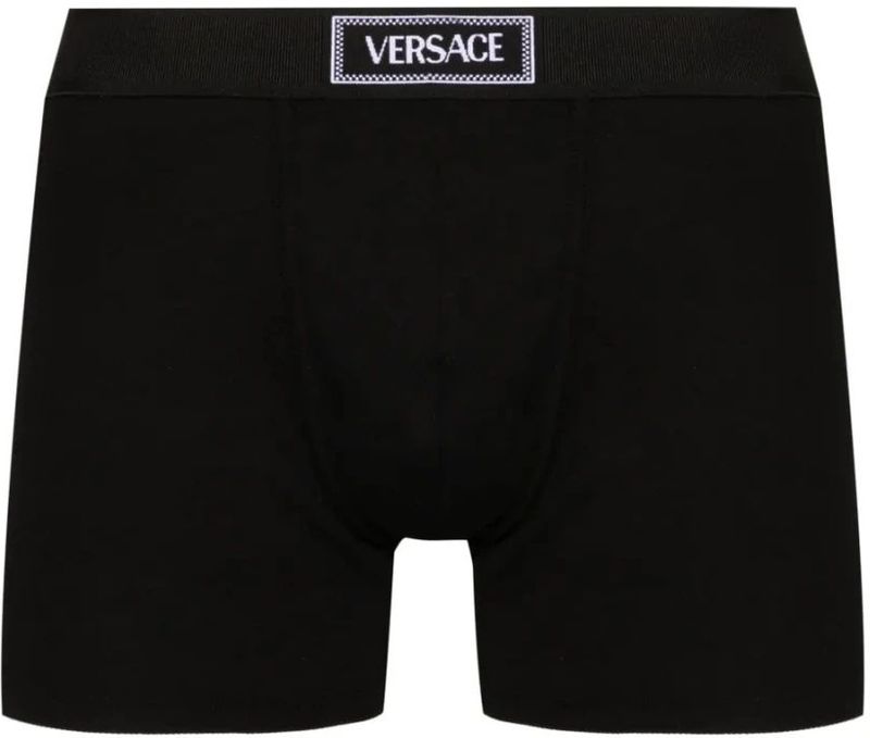 VERSACE Boxershorts  zwart / wit