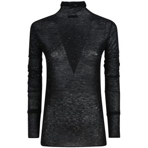 Pinko, Dames, Truien, Zwart, Maat: M