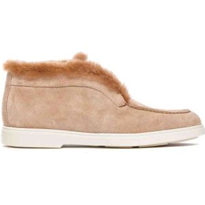 Santoni, Dames, Schoenen, Beige, Maat: 39 EU Leer,