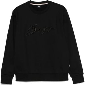 Hugo, Heren, Sweatshirts & Hoodies, Zwart, Maat: M Katoen,