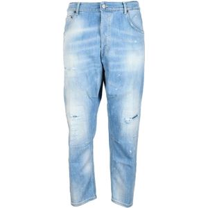 Dondup, Heren, Jeans, Blauw, Maat: W33 Katoen,