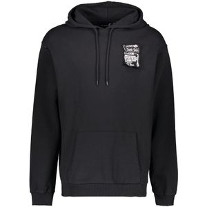 Fred Perry, Heren, Sweatshirts & Hoodies, Zwart, Maat: M Katoen,