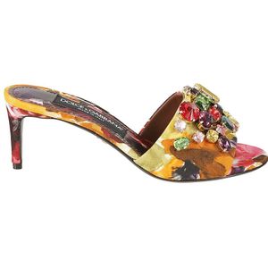 Dolce & Gabbana, Dames, Schoenen, Veelkleurig, Maat: 36 EU Katoen,