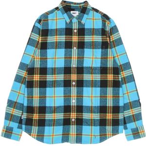 Obey, Heren, Overhemden, Veelkleurig, Maat: L Katoen,