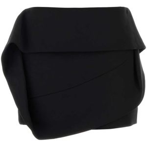 Ferragamo, Dames, Rokken, Zwart, Maat: 2XS Viscose,