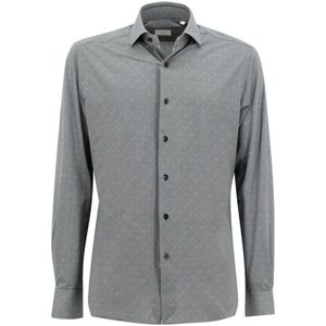 Xacus, Heren, Overhemden, Grijs, Maat: 5XL