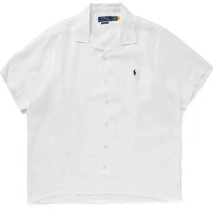 Polo Ralph Lauren - Poloshirt - Wit - Korte Mouwen - Met Knopen