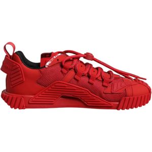 Dolce & Gabbana, Heren, Schoenen, Rood, Maat: 35 EU Nylon,