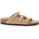 Muiltjes - Florida - Effen - Leer - Anatomisch Voetbed - Verstelbare Riemen