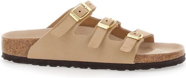 Muiltjes - Florida - Effen - Leer - Anatomisch Voetbed - Verstelbare Riemen