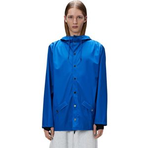 Rains, unisex, Jassen, Blauw, Maat: XS