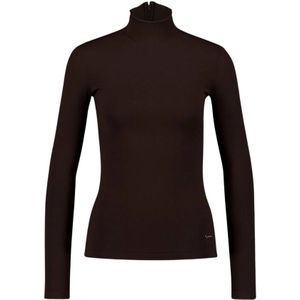 Ferragamo, Dames, Tops, Bruin, Maat: L Jersey,