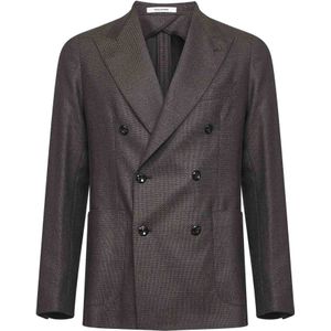 Tagliatore, Heren, Jassen, Bruin, Maat: 2XL Wol,