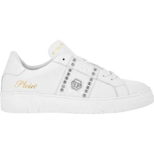 Philipp Plein, unisex, Schoenen, Wit, Maat: 36 EU Leer,