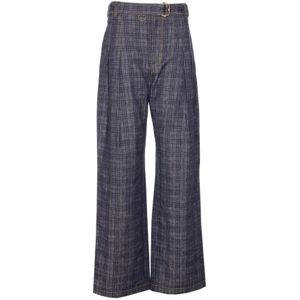 Burberry, Dames, Broeken, Veelkleurig, Maat: W27 Katoen,