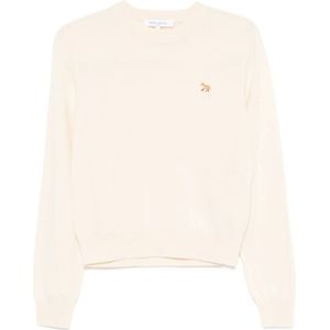 Maison Kitsuné, Dames, Sweatshirts & Hoodies, Roze, Maat: L Zijde,