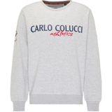 Carlo Colucci - Atletico Sweatshirt - Grijs - Heren - Unieke Hoodie