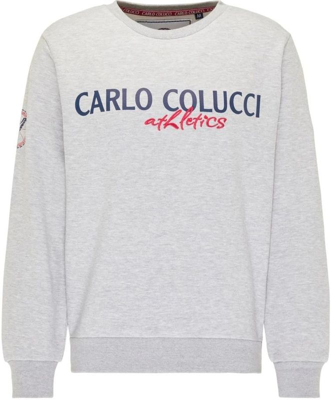 Carlo Colucci - Atletico Sweatshirt - Grijs - Heren - Unieke Hoodie