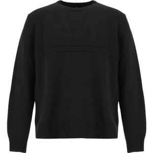 Herno, Heren, Truien, Zwart, Maat: M Wol,