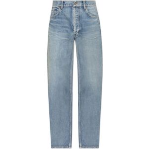 Saint Laurent, Heren, Jeans, Blauw, Maat: W32 Katoen,