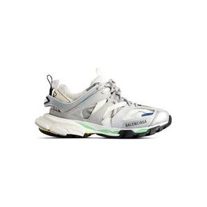 Balenciaga Grijs/Blauwe Track Sneaker voor Mannen , Multicolor , Heren , Maat: 43 EU