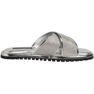 Dolce & Gabbana, Heren, Schoenen, Grijs, Maat: 45 EU