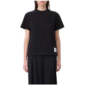 Jil Sander - T-shirt - Zwart - Relaxed Fit