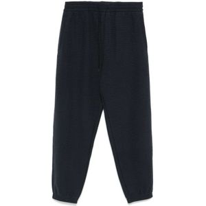 Emporio Armani, Heren, Broeken, Blauw, Maat: XL Zijde,