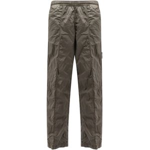 Stone Island, Heren, Broeken, Groen, Maat: W30 Polyamide,