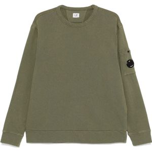 C.p. Company, Heren, Sweatshirts & Hoodies, Groen, Maat: 2XL Katoen,