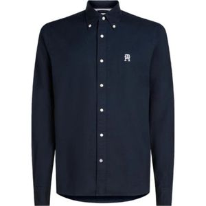 Tommy Hilfiger, Heren, Overhemden, Blauw, Maat: M