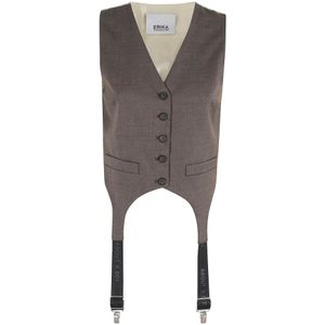 Erika Cavallini, Dames, Jassen, Grijs, Maat: XS