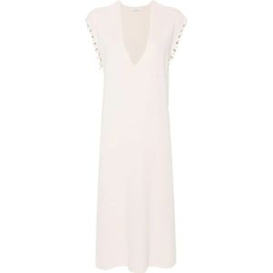 Max Mara, Dames, Jurken, Beige, Maat: S