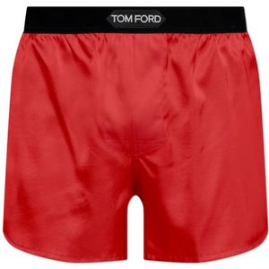 Tom Ford, Heren, Ondergoed, Rood, Maat: XS Zijde,