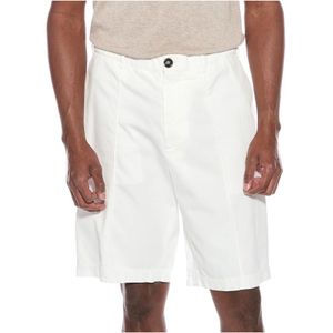 Brunello Cucinelli, Heren, Korte broeken, Wit, Maat: 2XL Katoen,