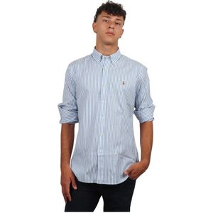 Ralph Lauren, Heren, Overhemden, Blauw, Maat: XL Katoen,