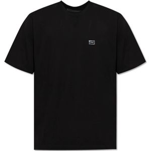 Dolce & Gabbana, Heren, Tops, Zwart, Maat: M Katoen,