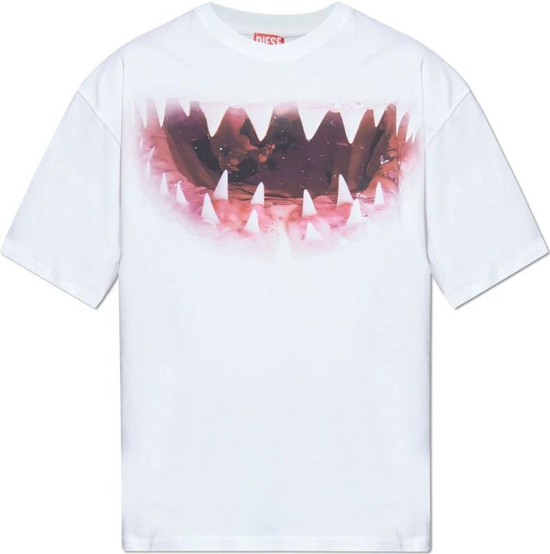 Diesel - T-Boxt-T21 - T-shirt - Wit - Katoen